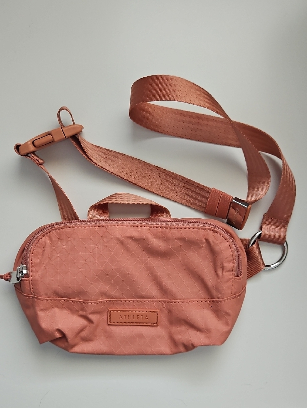 Athleta Coral Dusty Rose All About Crossbody Belt Bag